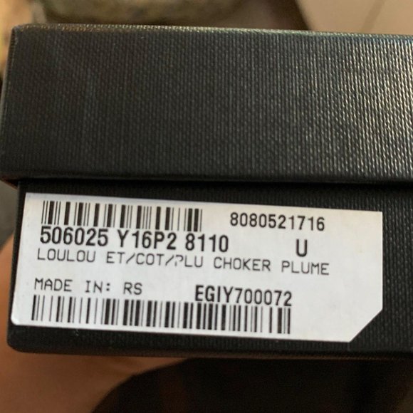 Saint Laurent Lou Lou necklace. Brand New - Picture 4 of 5